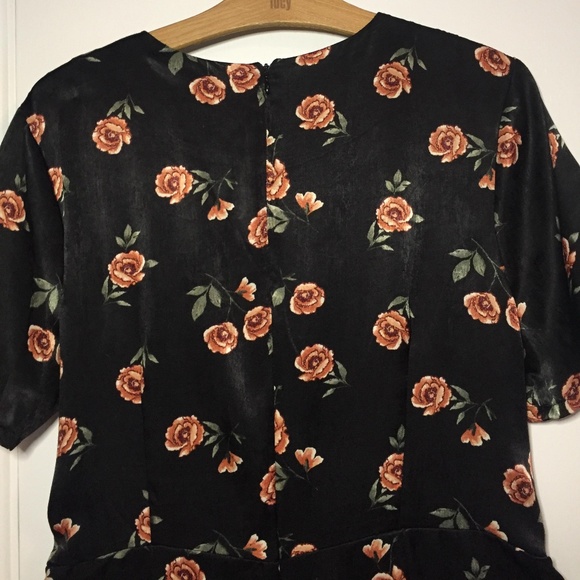 Floral Wrap Jumpsuit - Picture 7 of 7